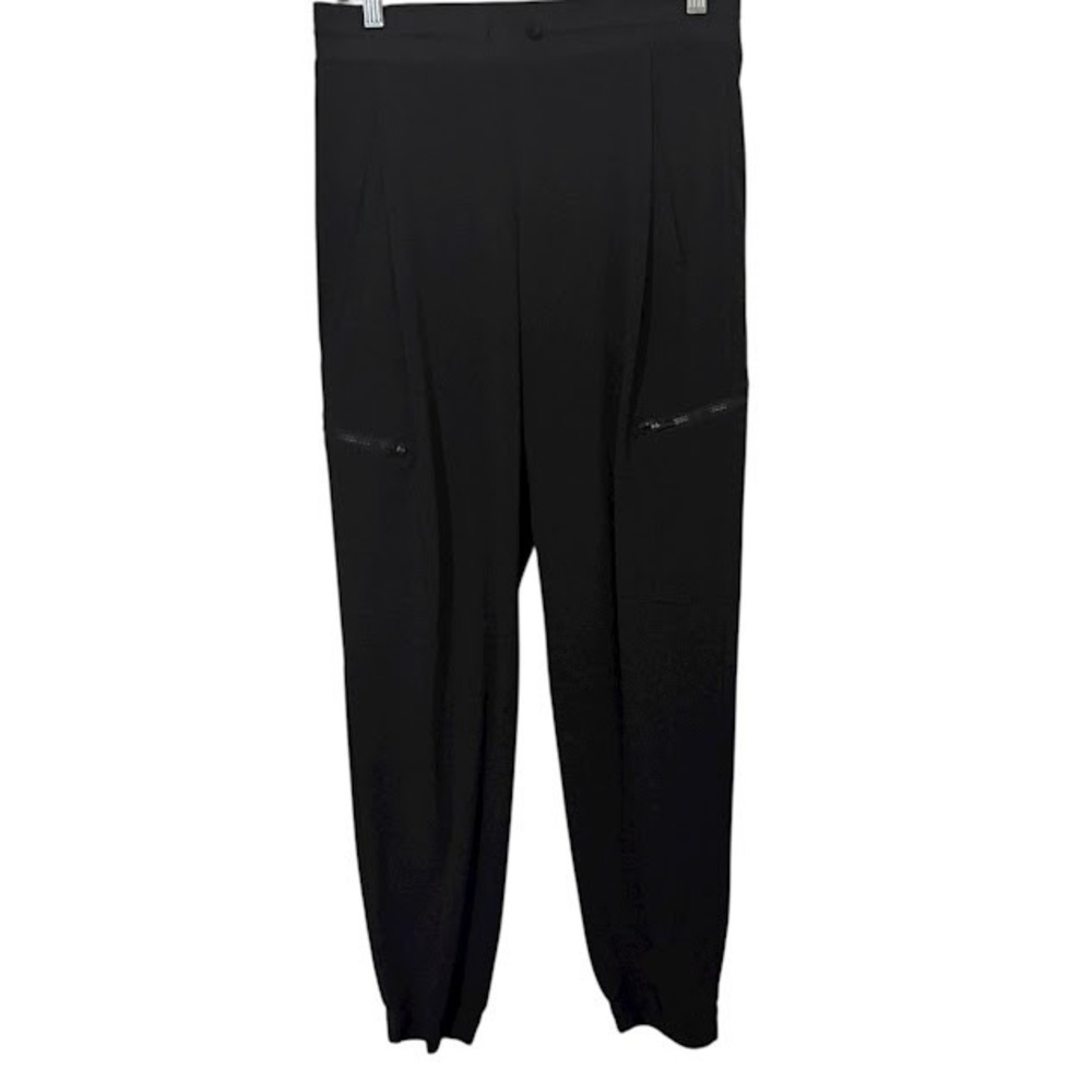 Athleta Black Go Far Travel Jogger Cargo Lightweight Pants Womens 4